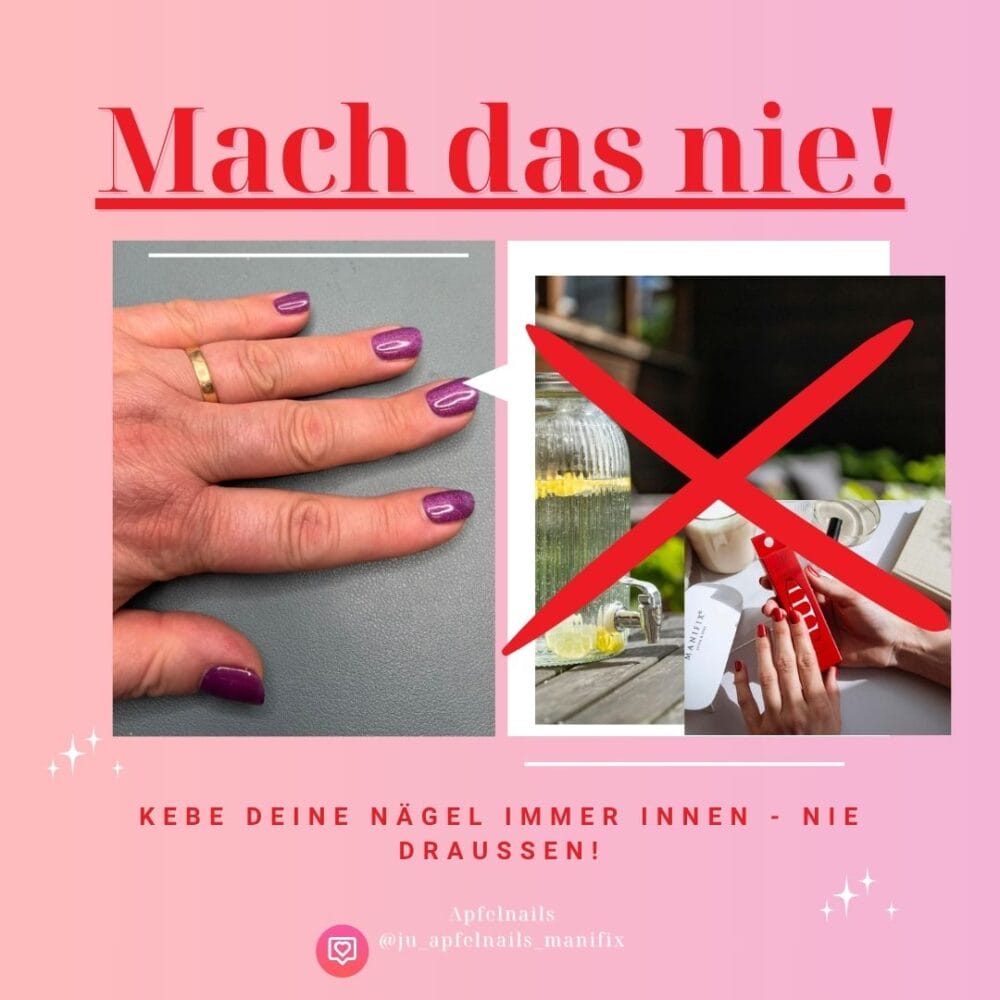 Manifix UV Gelfolien und Nagelfolien – Was du niemals machen solltest!