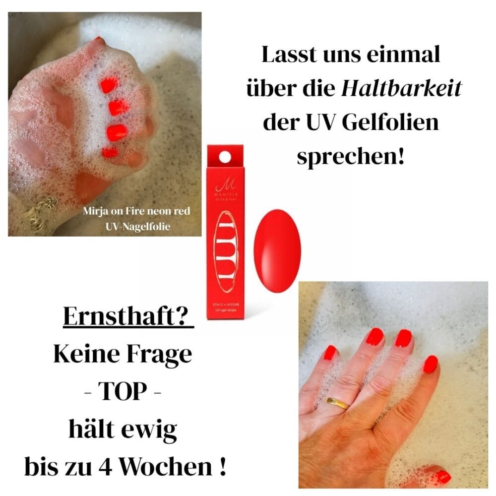 Manifix UV Nagelfolien: So lange halten deine Nägel wirklich