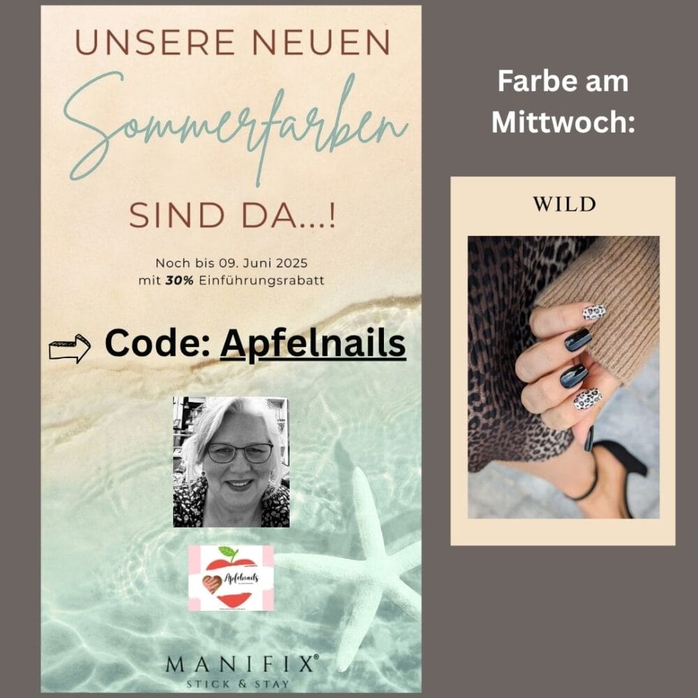 Neue Manifix Sommerfarbe am Mittwoch: Der Renner im Onlineshop!