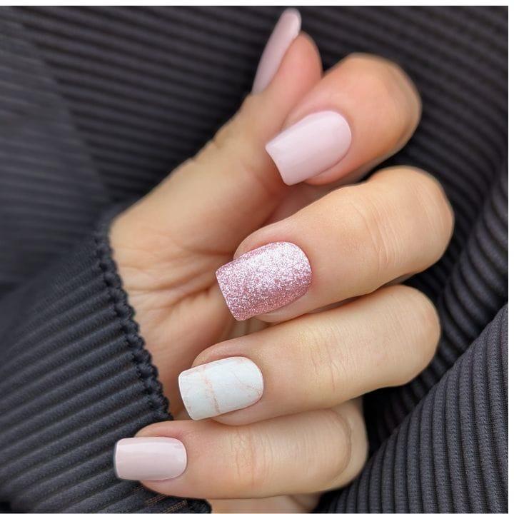 Cinderella Marmor UV-Nagelfolie