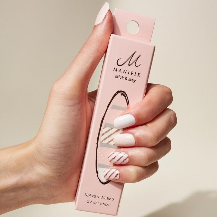 Fairytale Pink White UV-Nagelfolie