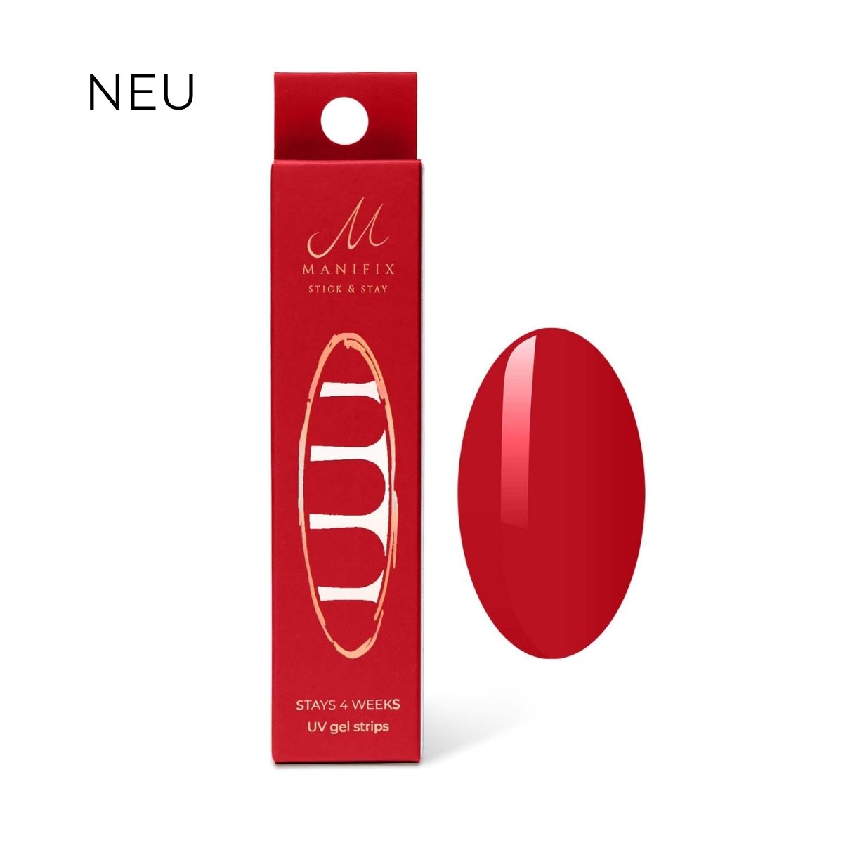 Lipstick Red UV-Nagelfolie
