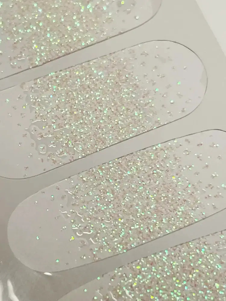Joyful Glitter Transparent Nagelfolie