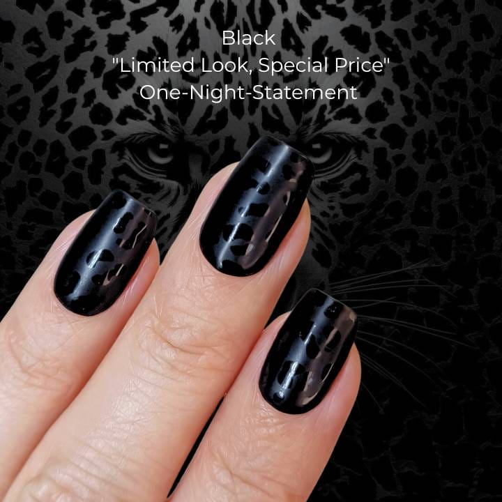 Black UV-Nagelfolie