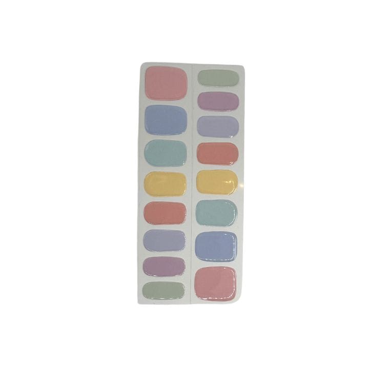 Blonde UV-Nagelfolien Sheet