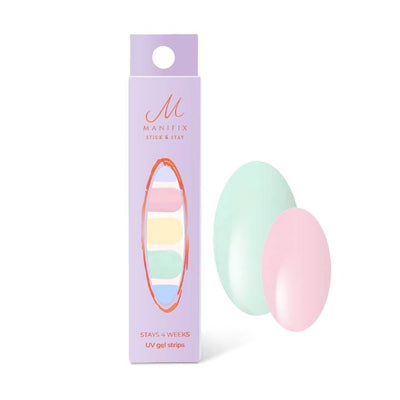 Blonde Rainbow UV-Nagelfolie