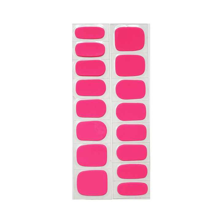 Bonbon Pink UV-Nagelfolie