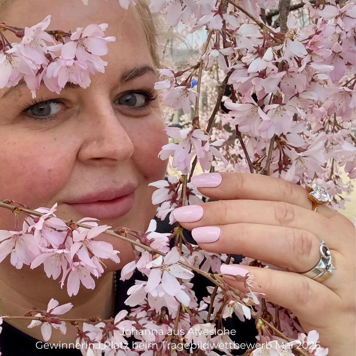 Cherry Bloom Pink UV-Nagelfolie