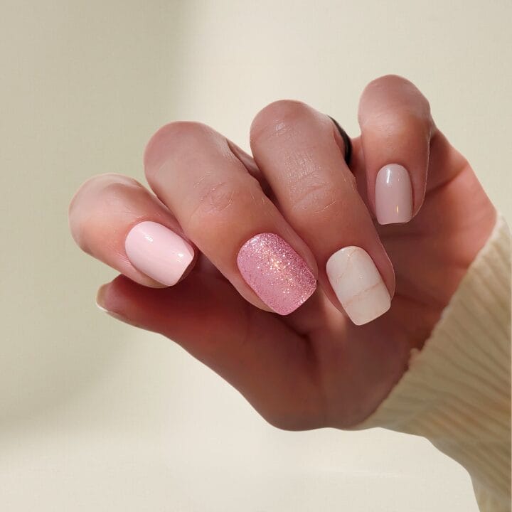 Cinderella Marble UV Nail Wraps