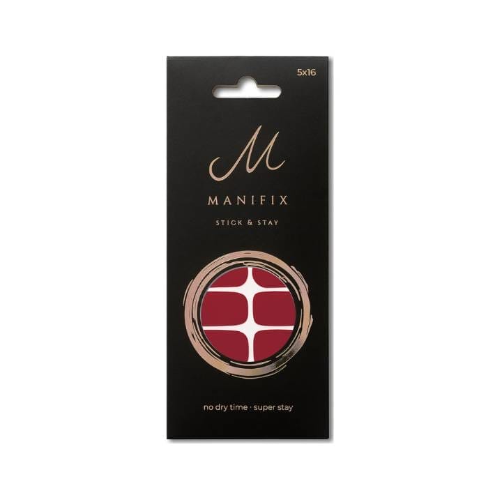 Clubby Red Nagelfolie