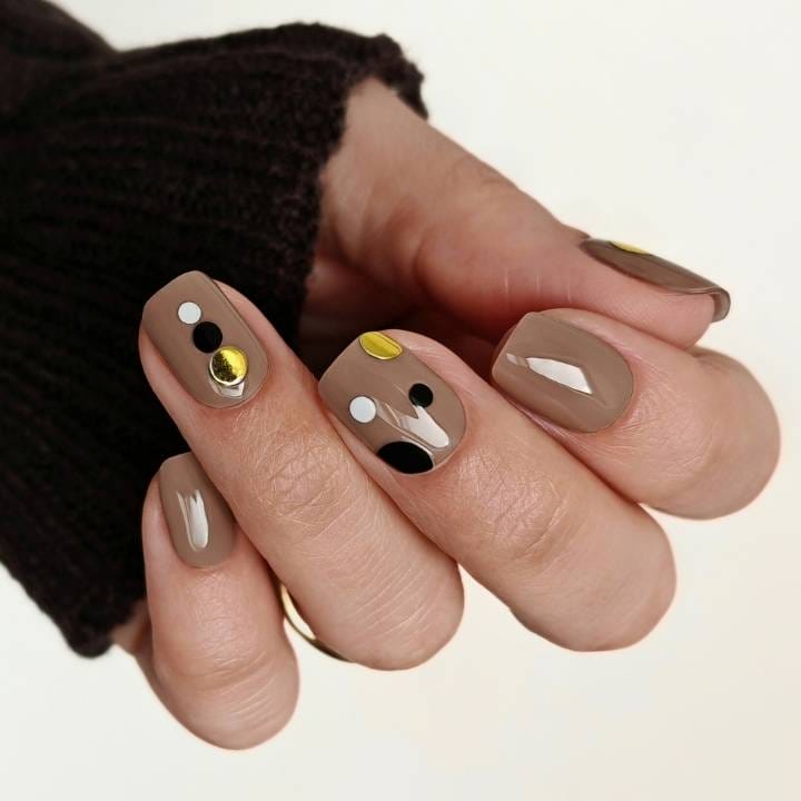 Glam Dots Nail Art Stickers