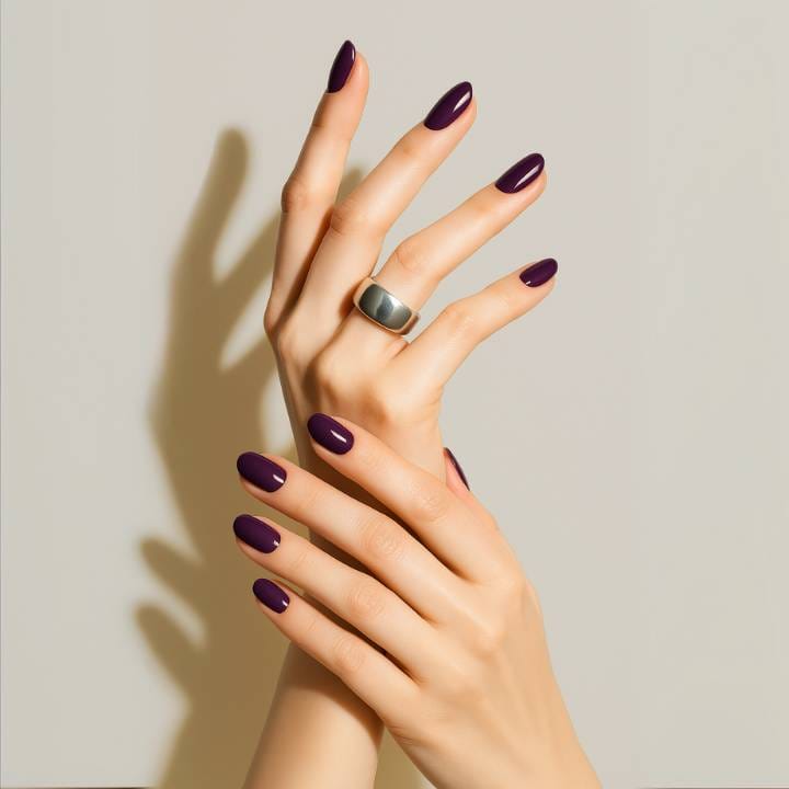 Night Purple UV-Nagelfolie