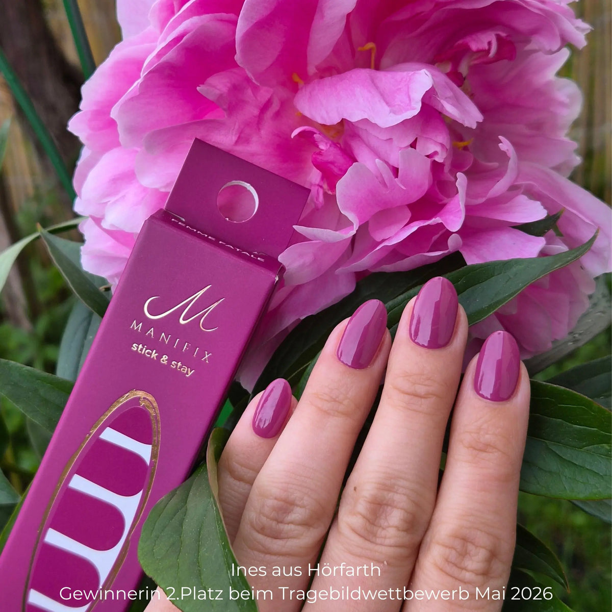 Femme Fatale Pink UV Nail Wrap