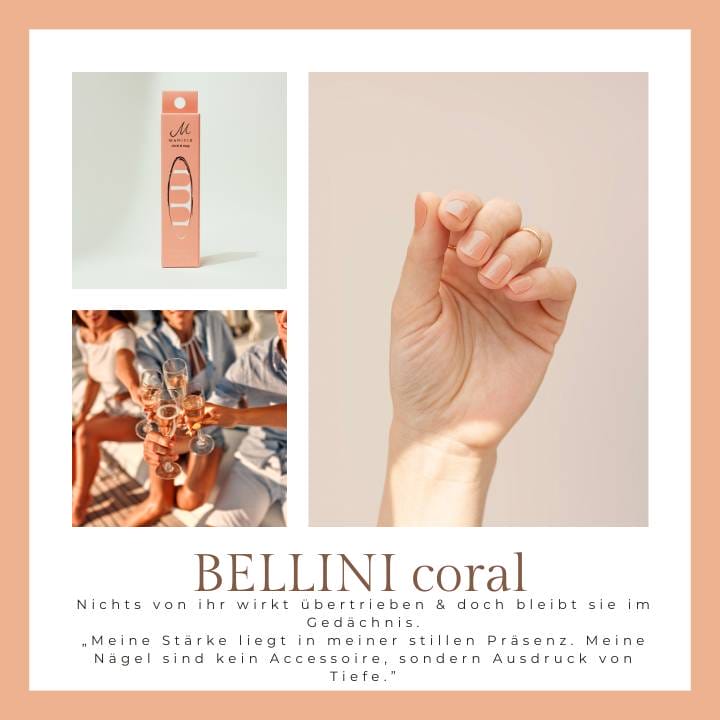 Bellini Coral UV-Nagelfolie