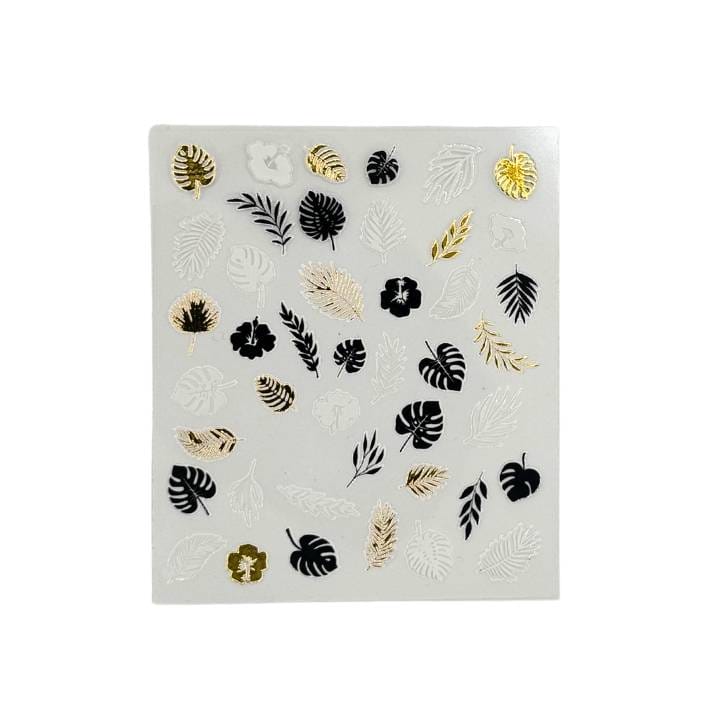 Glam Leafs Nailart Sticker