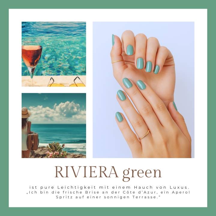 Riviera Green UV-Nagelfolie