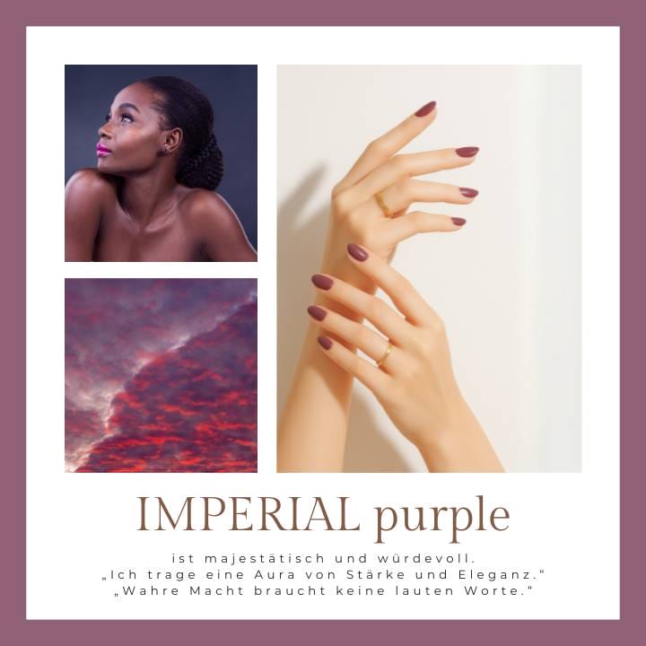 Imperial Purple UV-Nagelfolie