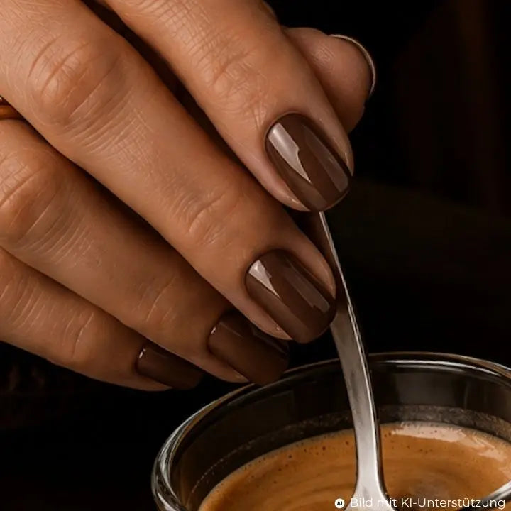 Mocha Brown UV Nail Wrap
