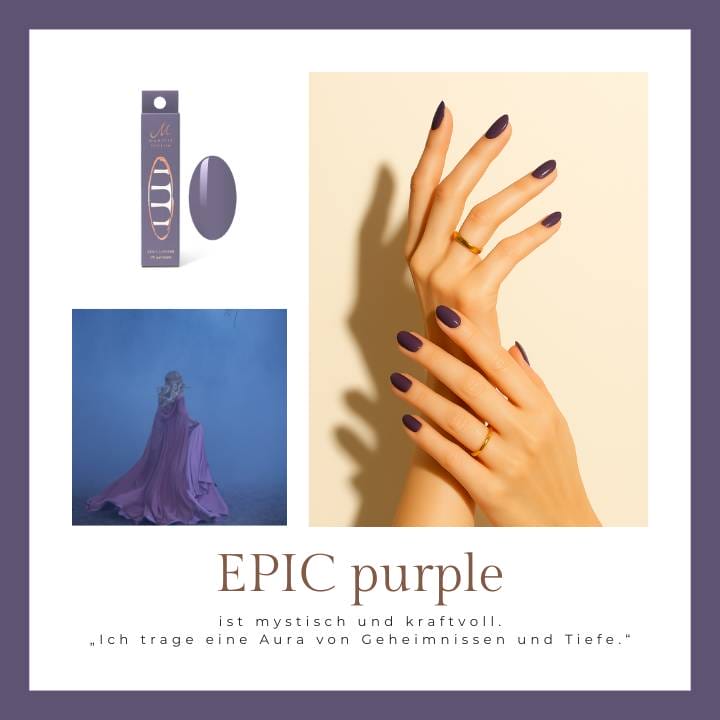 Epic Purple UV Nail Wraps