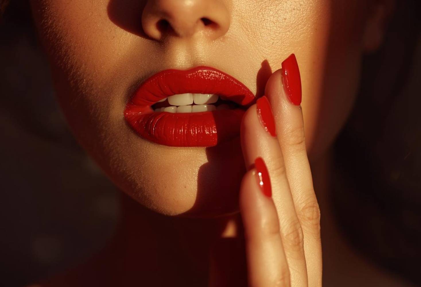 Rote Nägel – moderne Maniküre mit UV Nagelfolien von Manifix