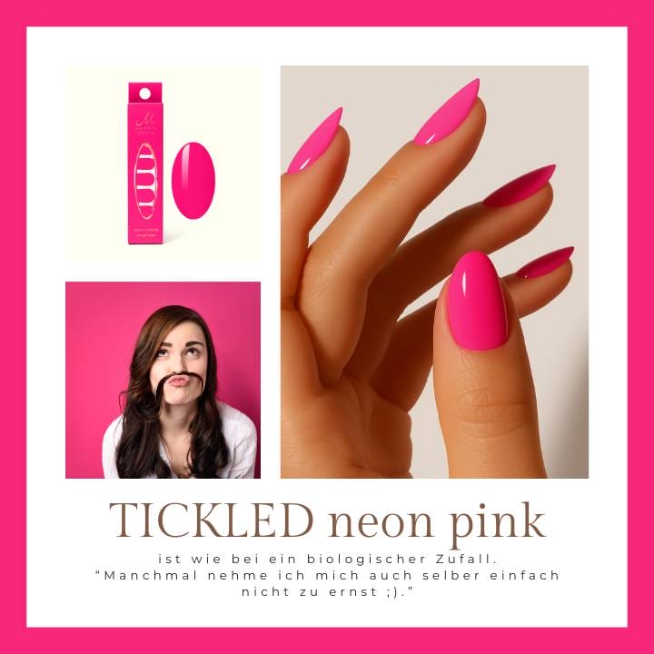 Tickled Neon Pink UV-Nagelfolie