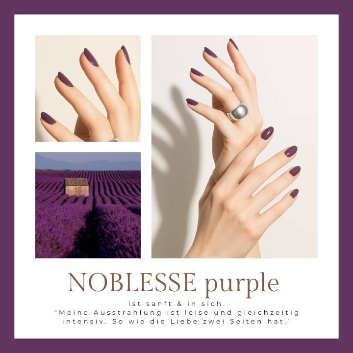 Noblesse Purple UV-Nagelfolie