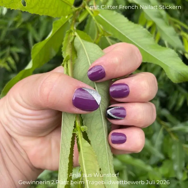 Noblesse Purple UV-Nagelfolie