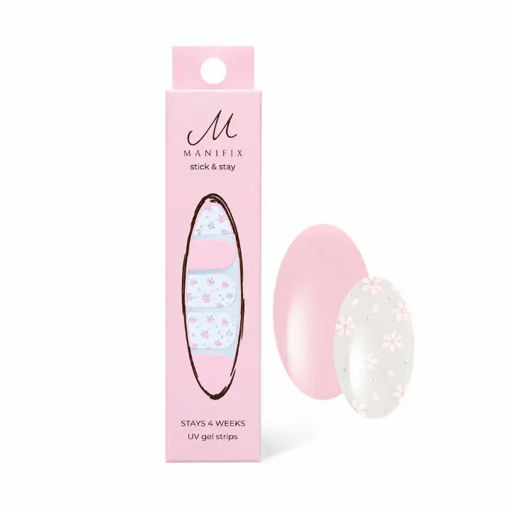 Glow Light Blue UV Nail Wrap