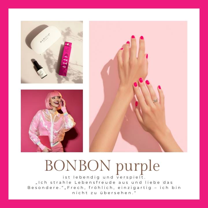 Bonbon Pink UV-Nagelfolie