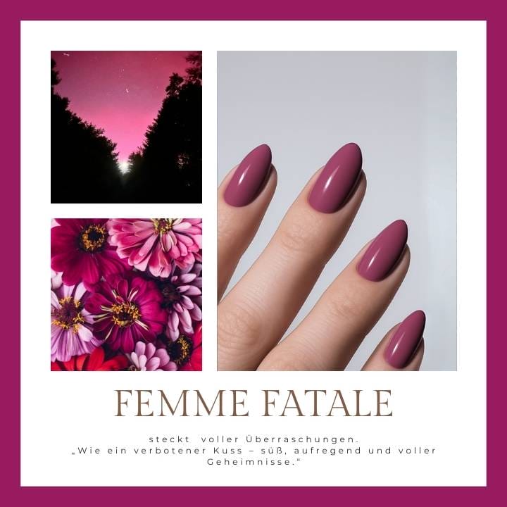 Femme Fatale Pink UV-Nagelfolie