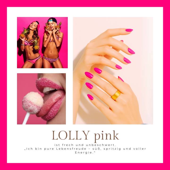 Lolly Pink UV-Nagelfolie