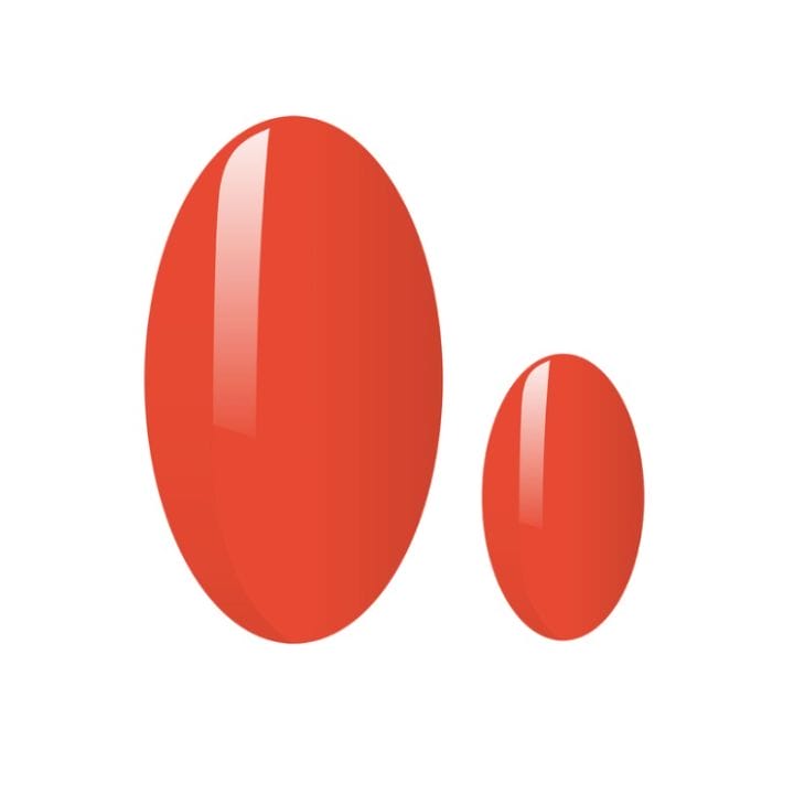 Rebellious Orange Nagelfolie