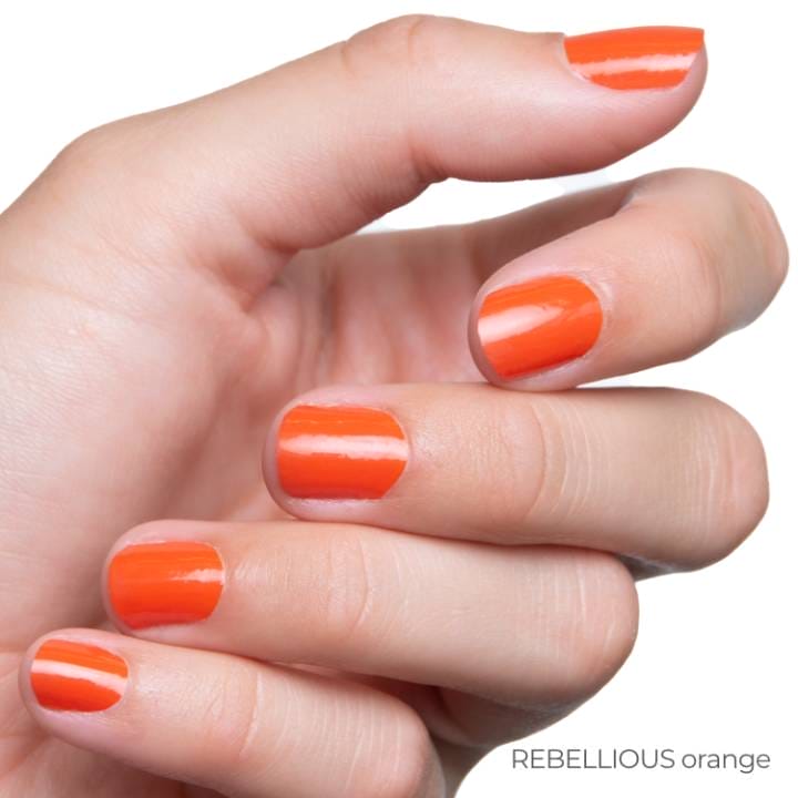 Rebellious Orange Nagelfolie