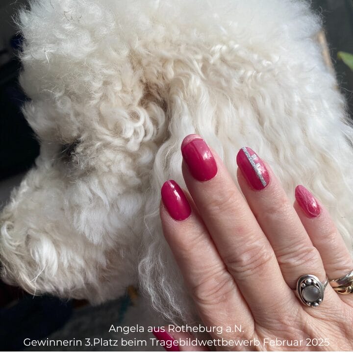 Scarlet Pink UV-Nagelfolie