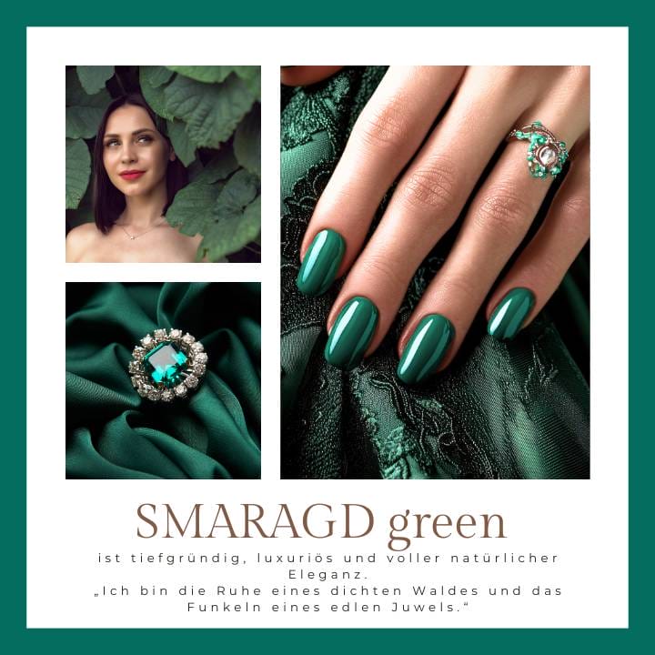 Smaragd Green UV-Nagelfolie