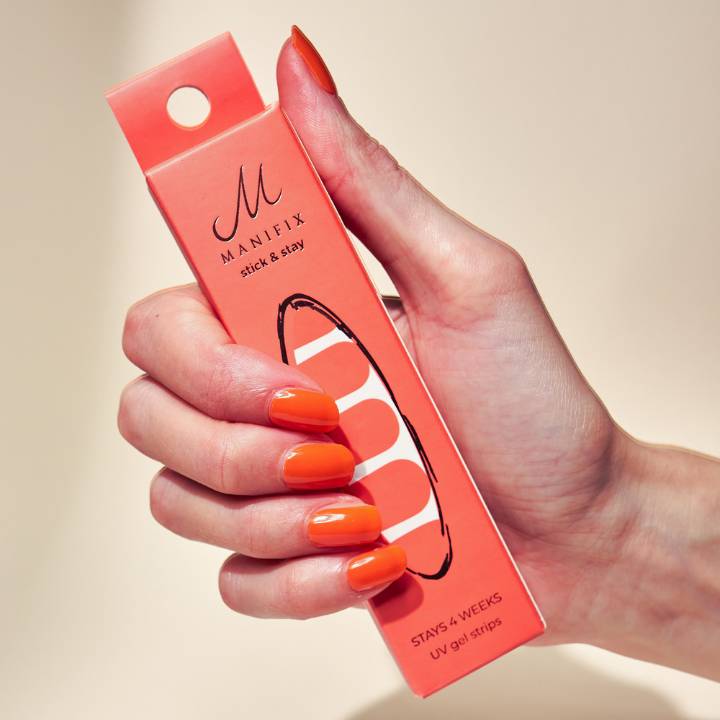 Tiger Orange UV-Nagelfolie