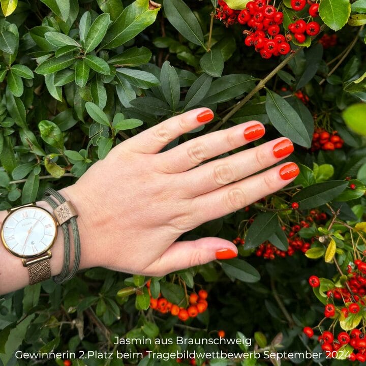 Tiger Orange UV-Nagelfolie