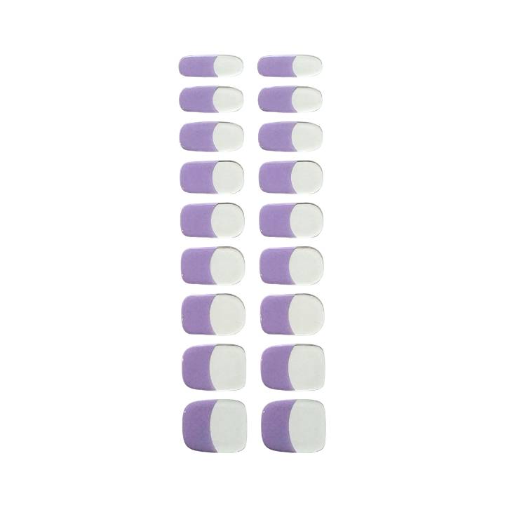 Whisper Purple French UV-Nagelfolie