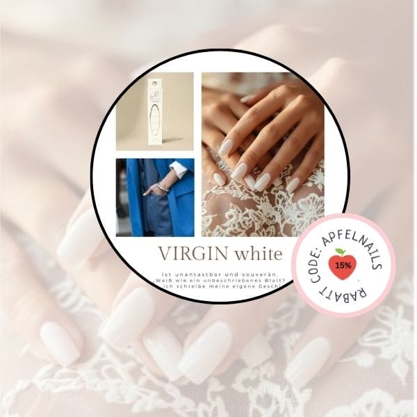 Elegante Braut Hochzeitsnägel
