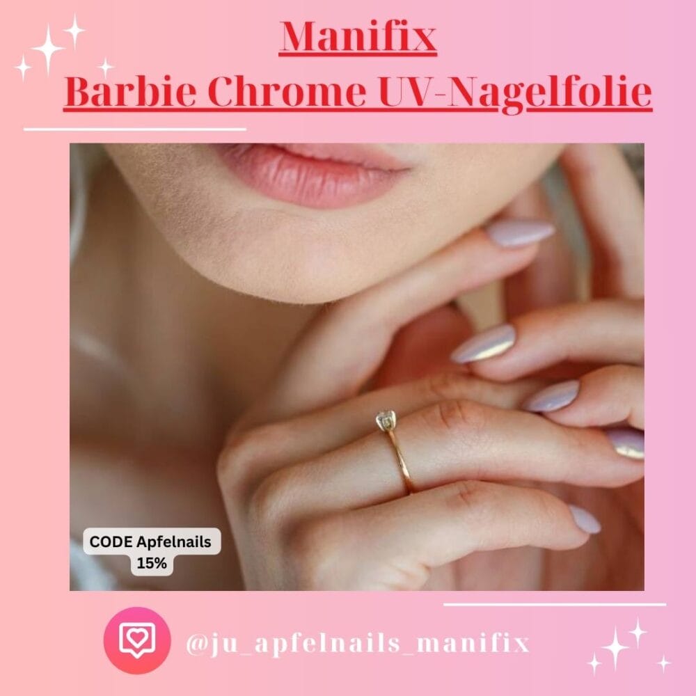 Chrome Nails: This Mix of Glitter Effect and Pink – The Trend We're Now Wearing on Our Nails