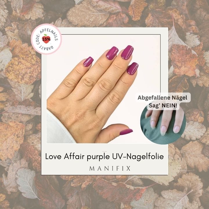 Fingernägel brechen ab, mit UV-Nagelfolien als Lösung