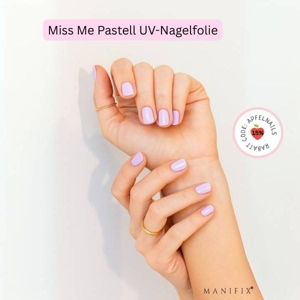 Querrillen auf Fingernägeln? Sofort Hilfe mit UV-Nagelfolien