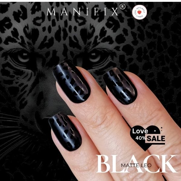 Nageldesign schwarz – sind schwarze Leo Nägel mit UV-Folien noch modern
