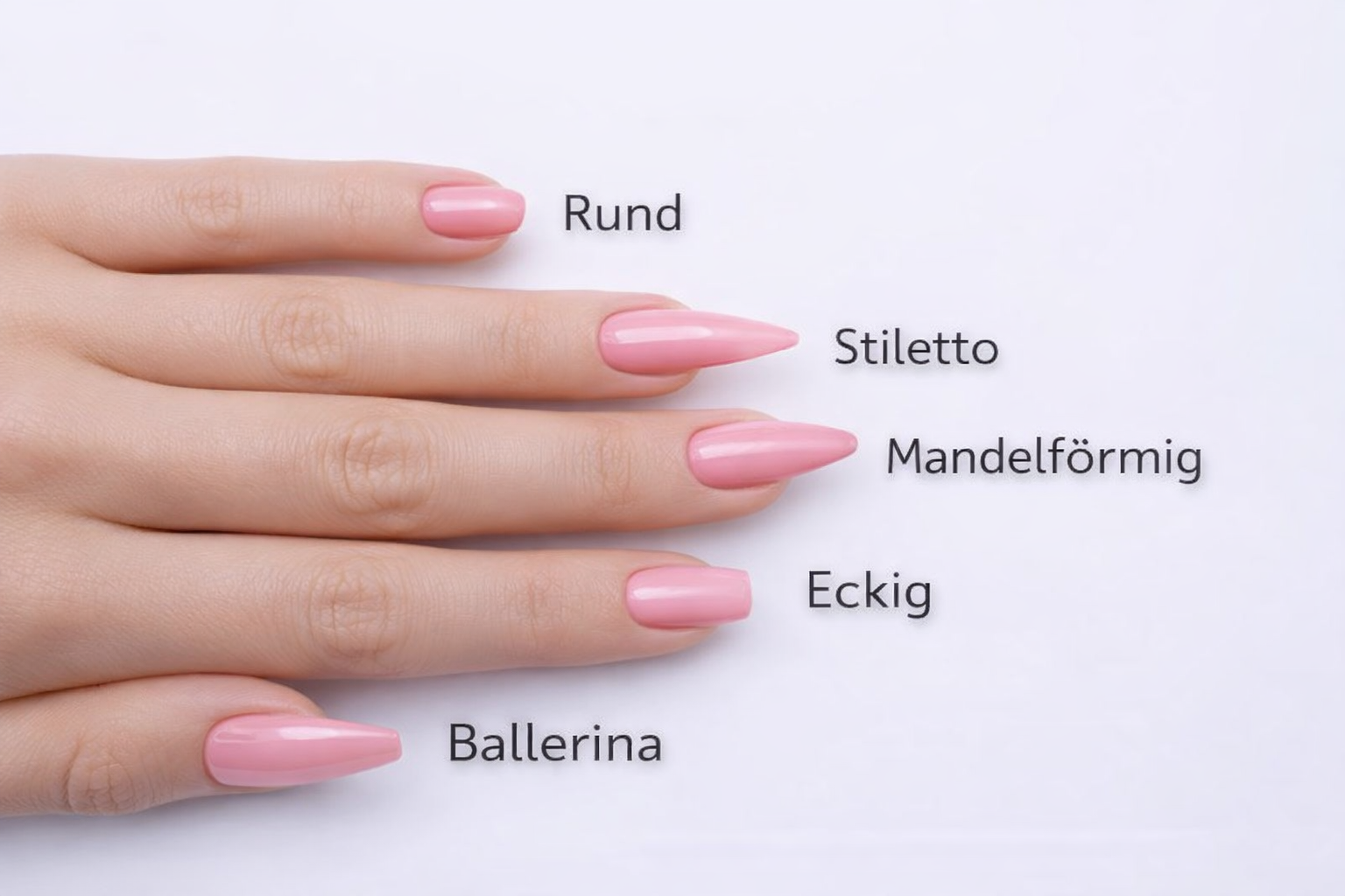Nagelformen 2026: 7 Trends - Welche passt perfekt zu deinen Händen?