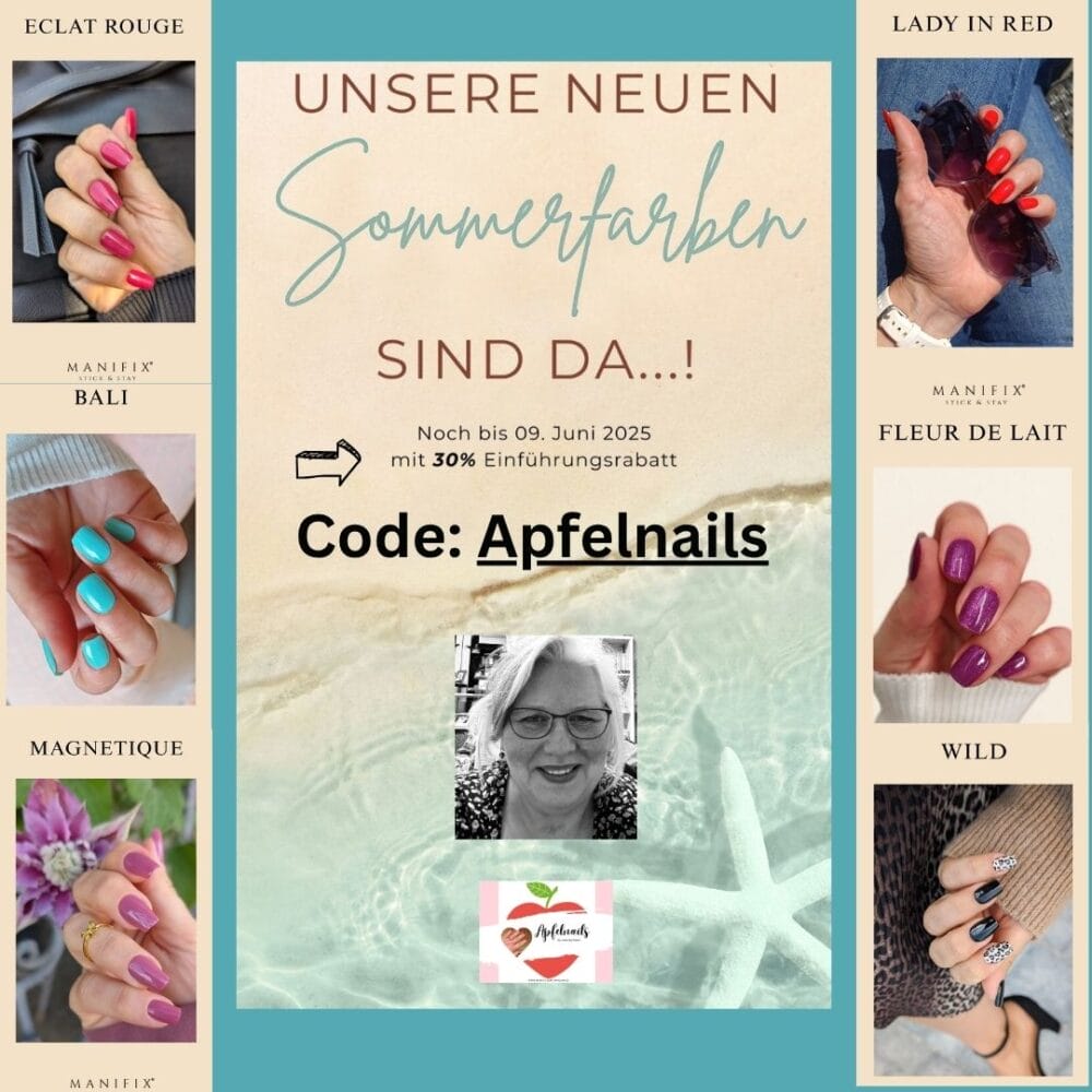 Neue Farben bei Manifix UV Nagelfolien – Jetzt im Onlineshop erhältlich!