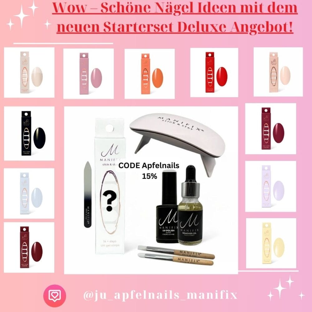Wow – Schöne Nägel Ideen mit dem neuen Starterset Deluxe Angebot!