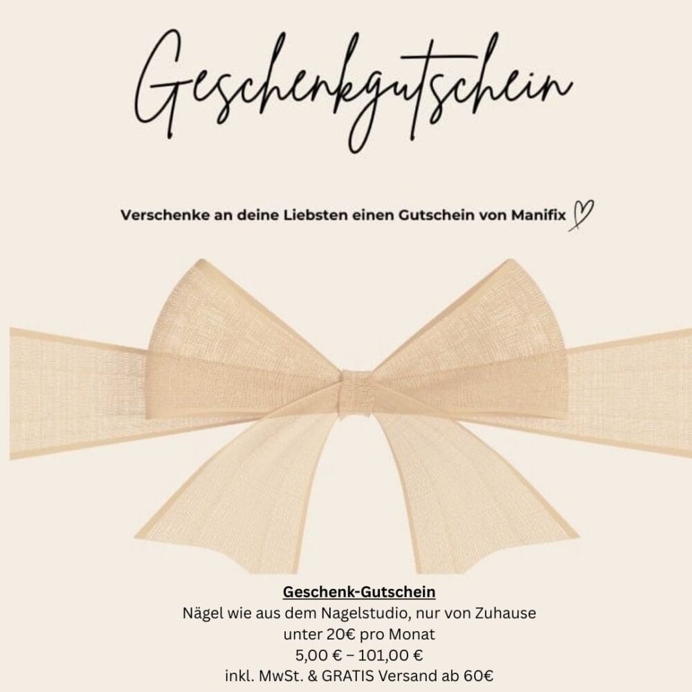 Verschenke Freude mit einem Manifix Gutschein – Das perfekte Geschenk für jeden Anlass!