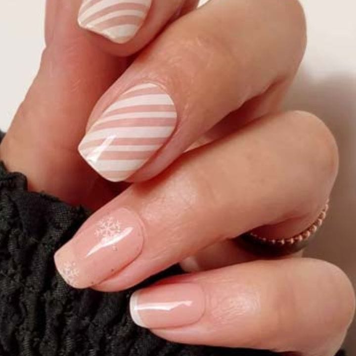 Nägel Design Winter auf Nägeln 