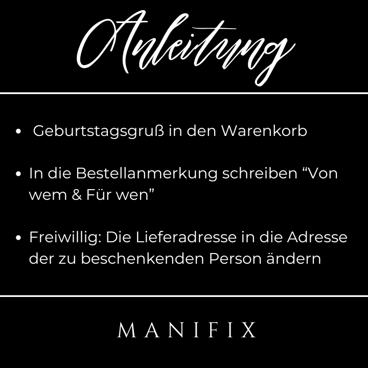 Personalisierter Geburtstagsgruß
