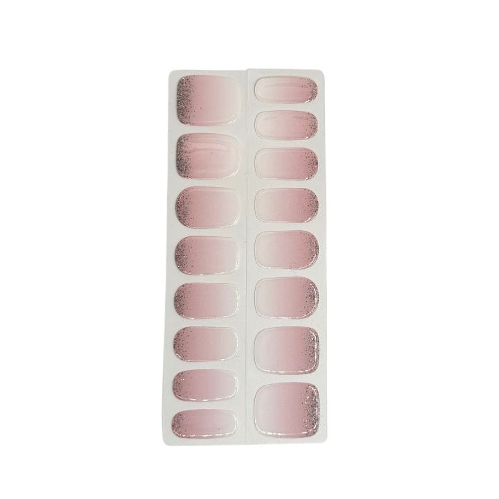 Babyboomer mit Glitzer UV-Nagelfolie